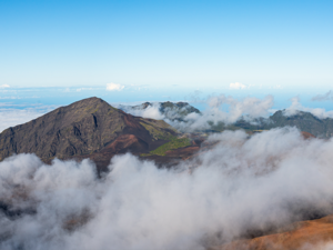 View from Haleakala Summit, Maui, Hawaii