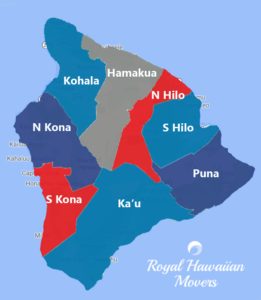 Neighborhood map of Kona